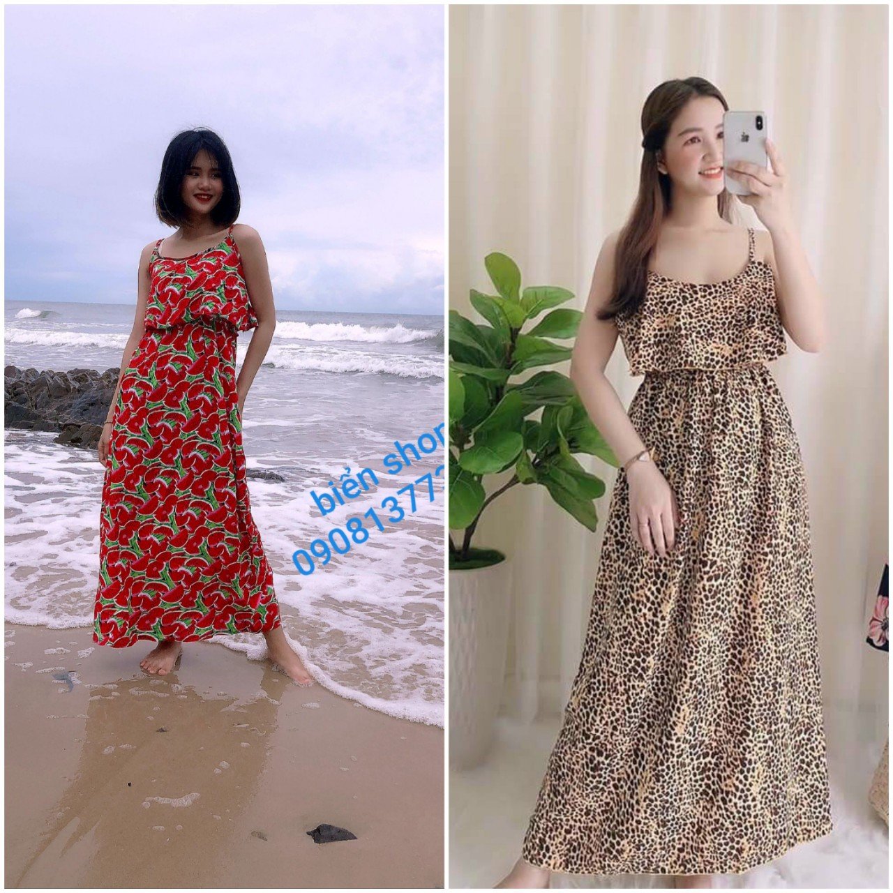 Maxi 2 dây bèo ngực