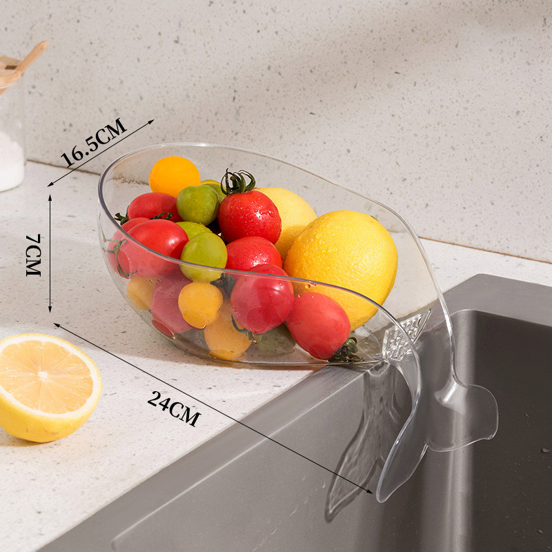 YONUO Multi-functional drain basket washing rice sieve fruit and vegetable storage basket washing fruit plate kitchen drain basin washing vegetable basket washing vegetable basin