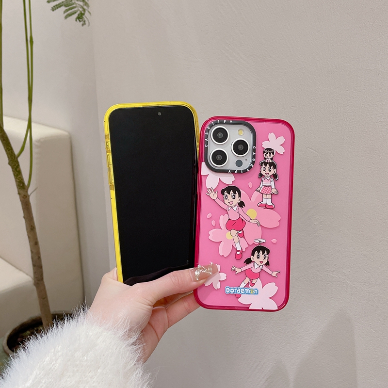 CASETiFY Doraemon Hard Case For iPhone 15 14 Plus 11 12 13 Pro 15Pro Max impact Clear Acrylic Casing Cover