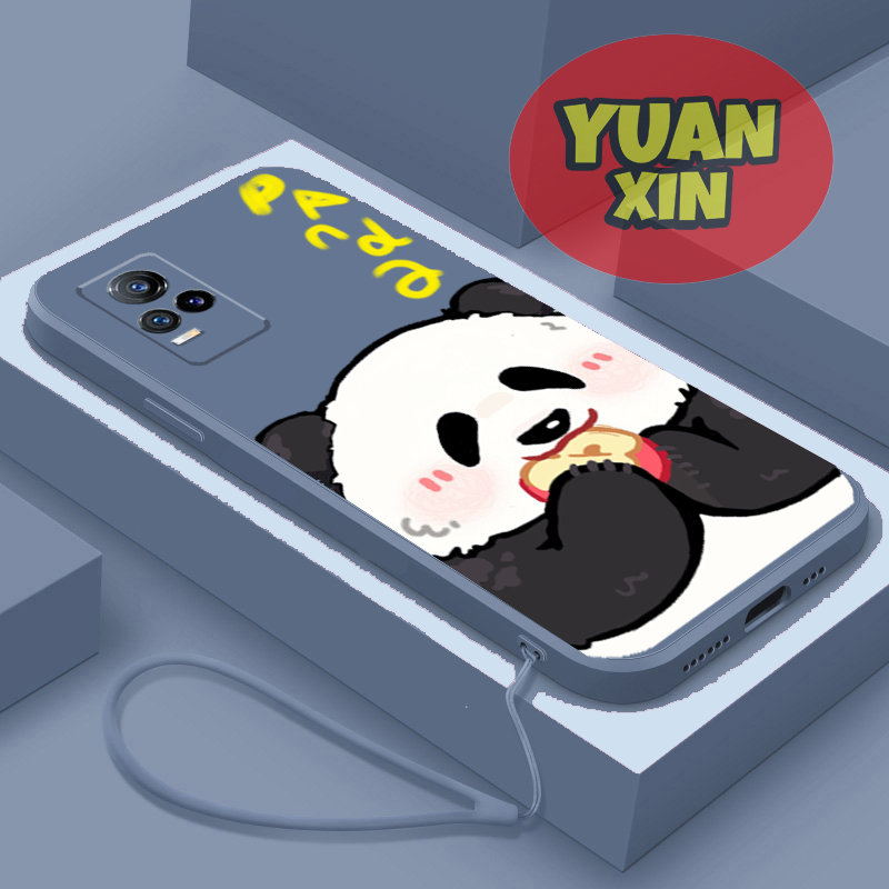 For Vivo V21E 4G Phone Case Cartoon Design Silicone Soft Shell TPU Case Shockproof Casing Camera Protective Case