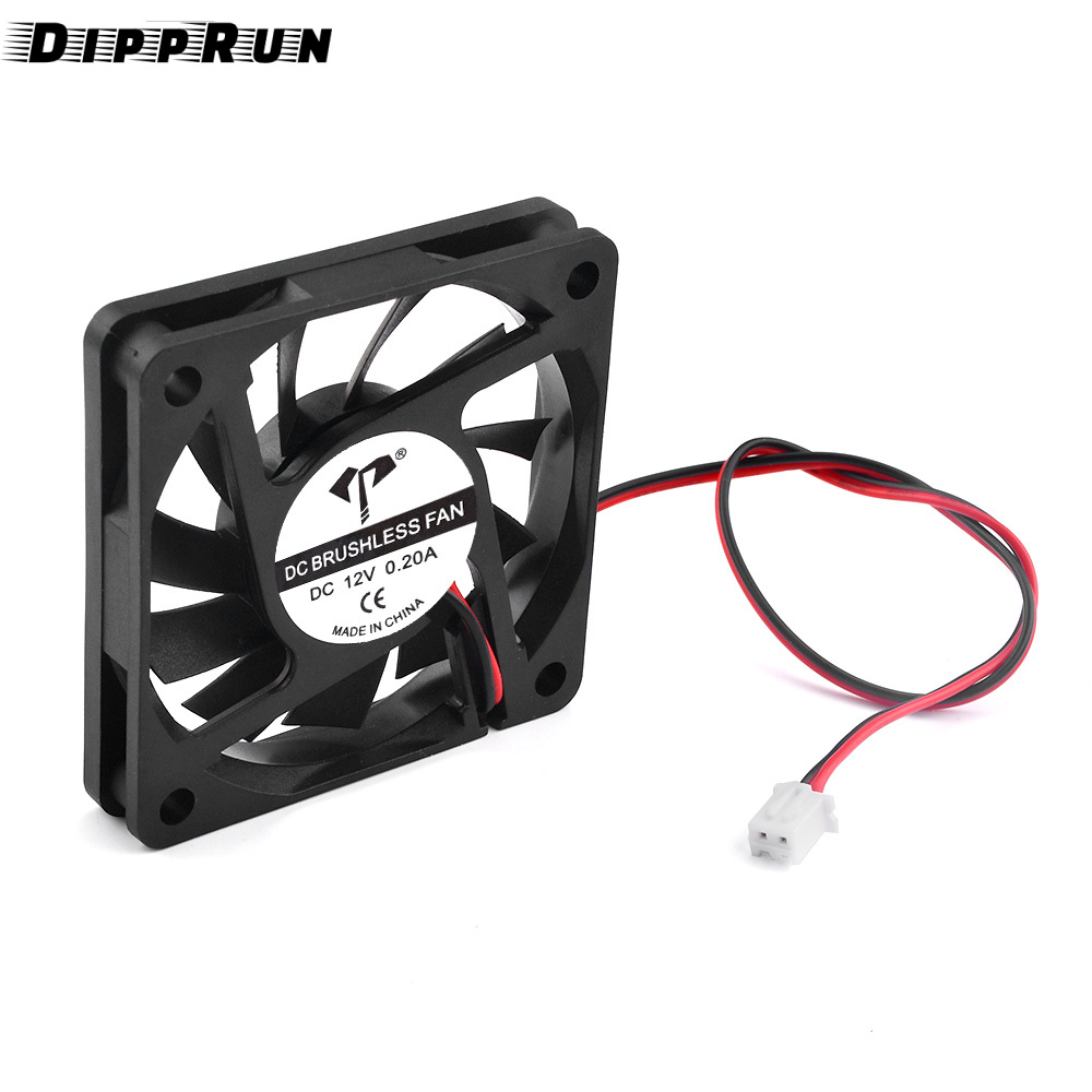 Dipprun 60x60x10mm DC 6010 quạt làm mát không chổi thay thế 60mm quạt để làm mát tự làm quạt máy tính cá nhân Vỏ máy tính