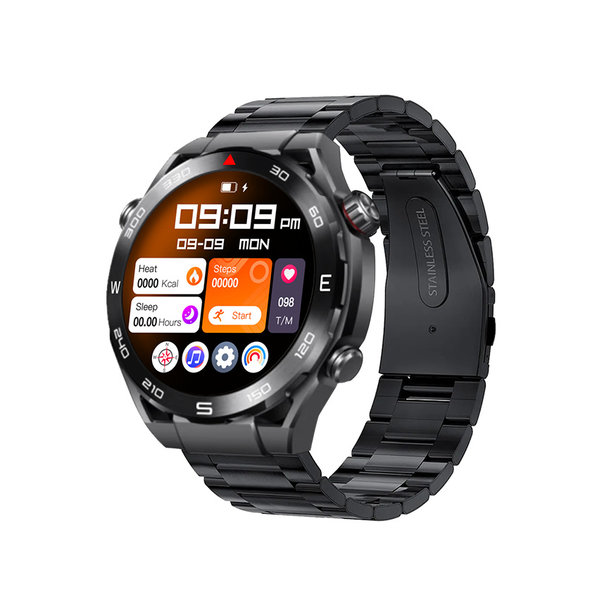 Đồng hồ thông minh s10max Đồng hồ thông minh theo dõi sức khỏe và thể thao NFC la bàn Màn hình tròn 1.62 inch