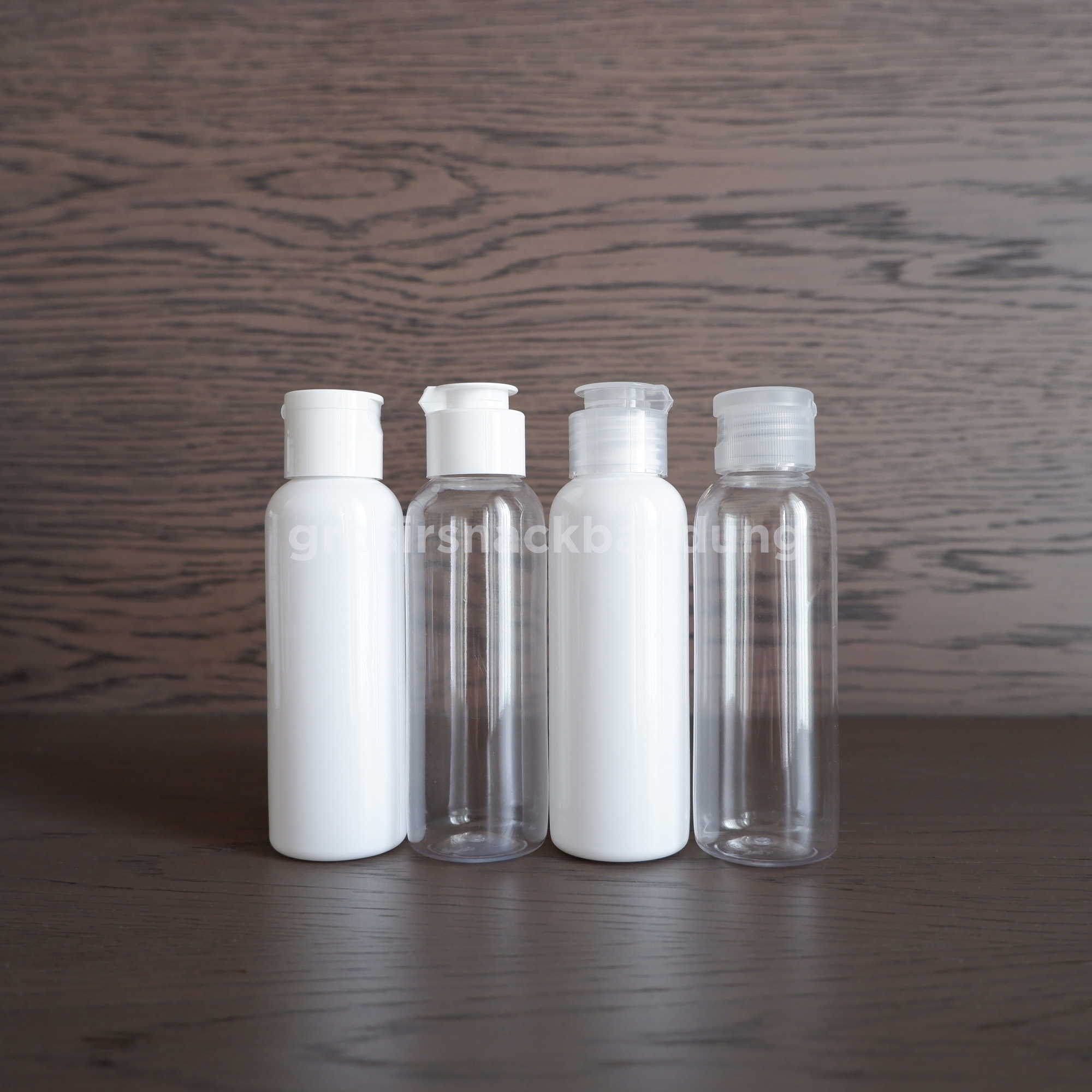 [10 PCS] Botol PET 100ml Fliptop / BR 100ml Tutup Fliptop / Botol 100 ...