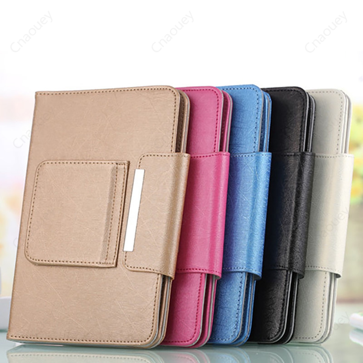 Keyboard Case for 7 8 9 10.1 inch Universal Tablet PU Leather Tablet Stand Cover for Android iPad Samsung Huawei Lenovo Funda