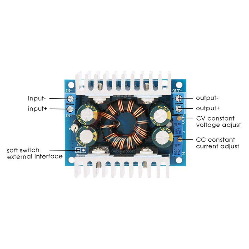 DC-DC 5-30V to 1.25-30V 12V 24V 8A Automatic Adjustable Step Up Down Boost Buck Converter power Module Voltage Regulator for Car