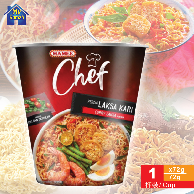 Mamee Chef Cup Noodle Curry Laksa G Lazada