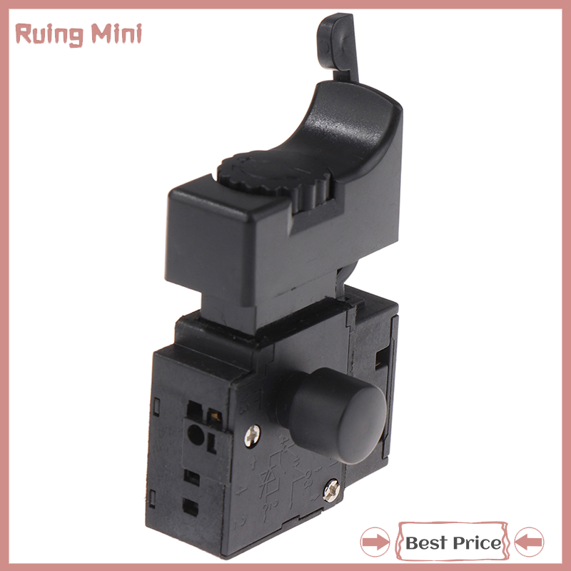Ruing FA2-6 1BEK black 6a 250v electric drill speed control trigger button switch