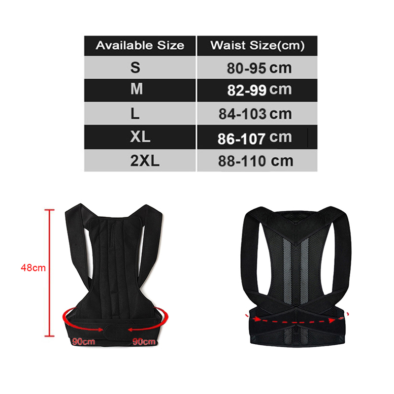 1PC%20Unisex%20Posture%20Corrector%20Back%20Posture%20Brace%20Clavicle%20Slouching%20And%20Hunching%20Adjustable%20Back%20Equipment%20-%20Image%203