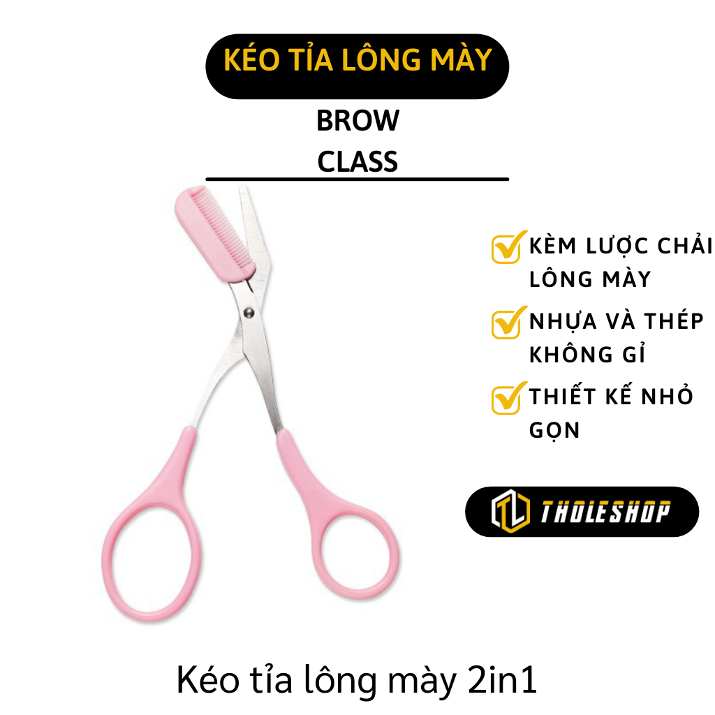 Kéo tỉa lông mày mini dễ sử dụng - Kéo tỉa lông mày tiện dụng - Dụng cụ make up- Phụ kiện làm đẹp