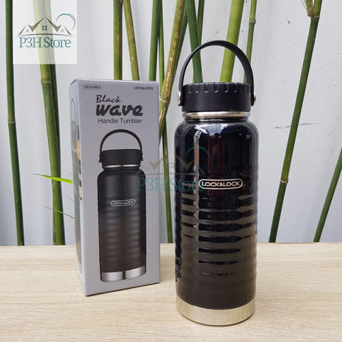 Bình Giữ Nhiệt Lock&Lock Wave Handle 900ml LHC4163BLK