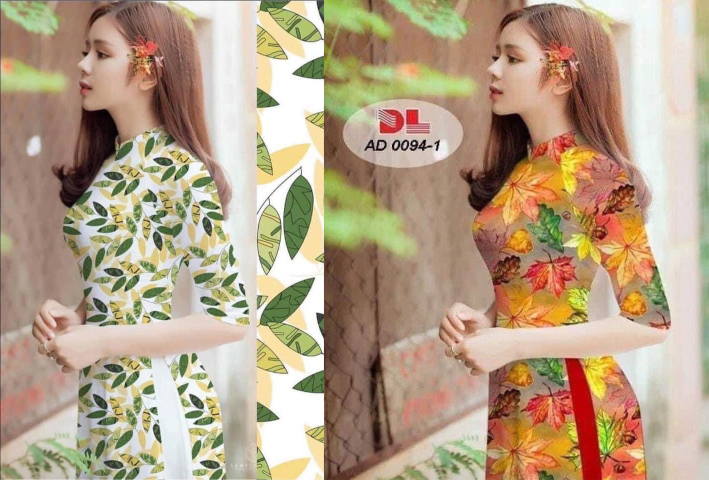 AO Dài in 3 D [ảnh thật 100%] HJM031