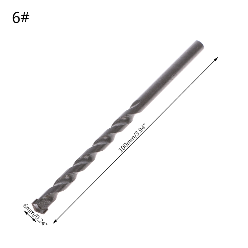 Tungsten Carbide Drill Bit Masonry Tipped Concrete Drilling 4/5/6/8 ...