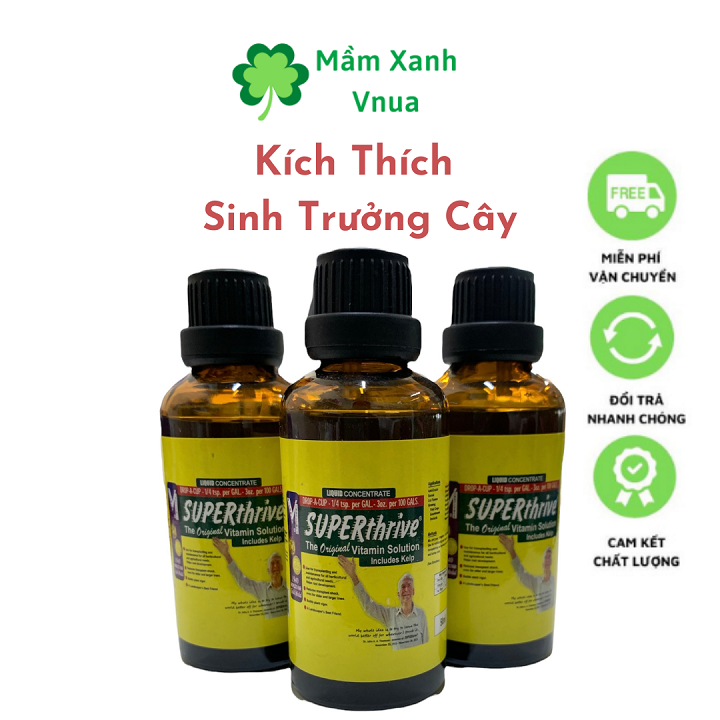 Phân bón kích thích sinh trưởng cây trồng super thrive 50ml