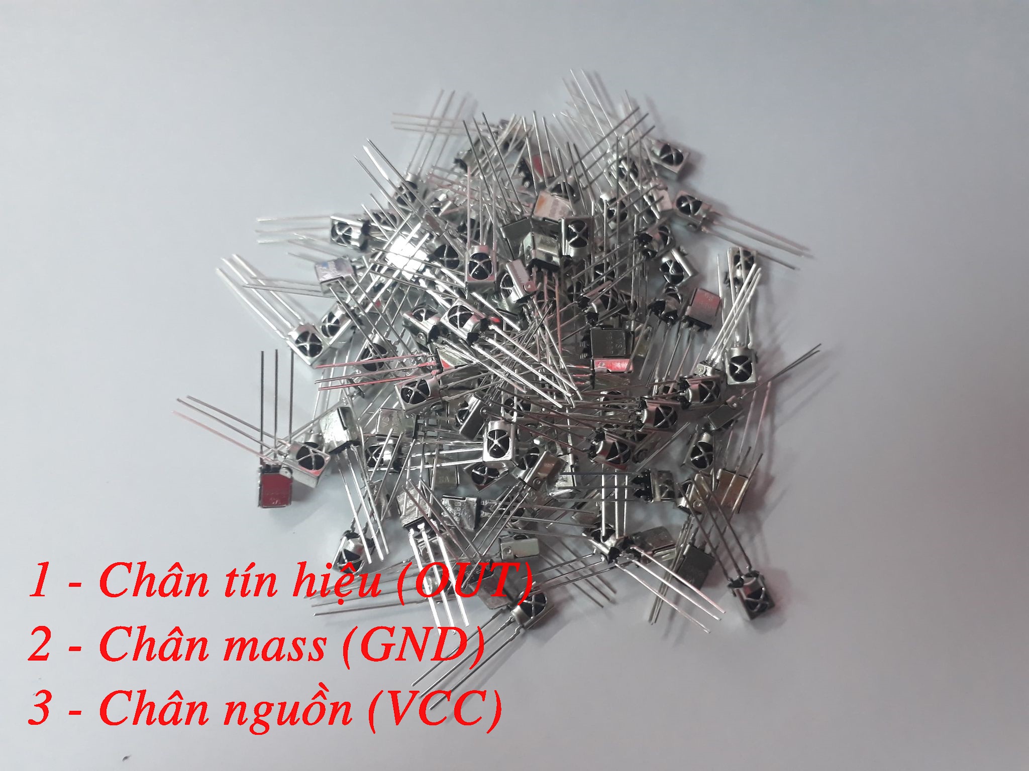 (10 cái) Mắt nhận hồng ngoại sắt Đa Năng VS1838B mới 100%