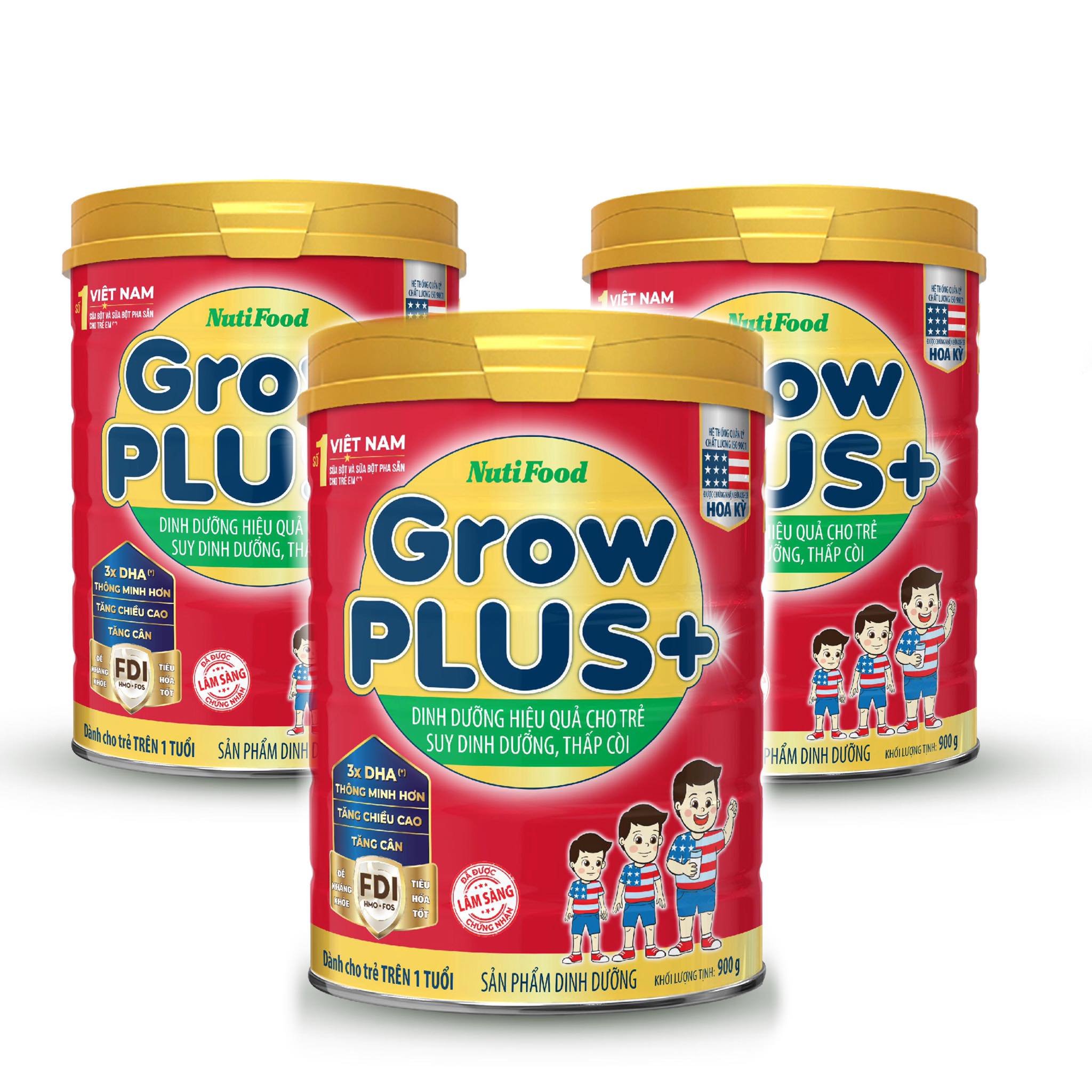 Sữa Grow Plus+ 900G (Dành riêng cho trẻ suy dinh dưỡng thấp còi)
