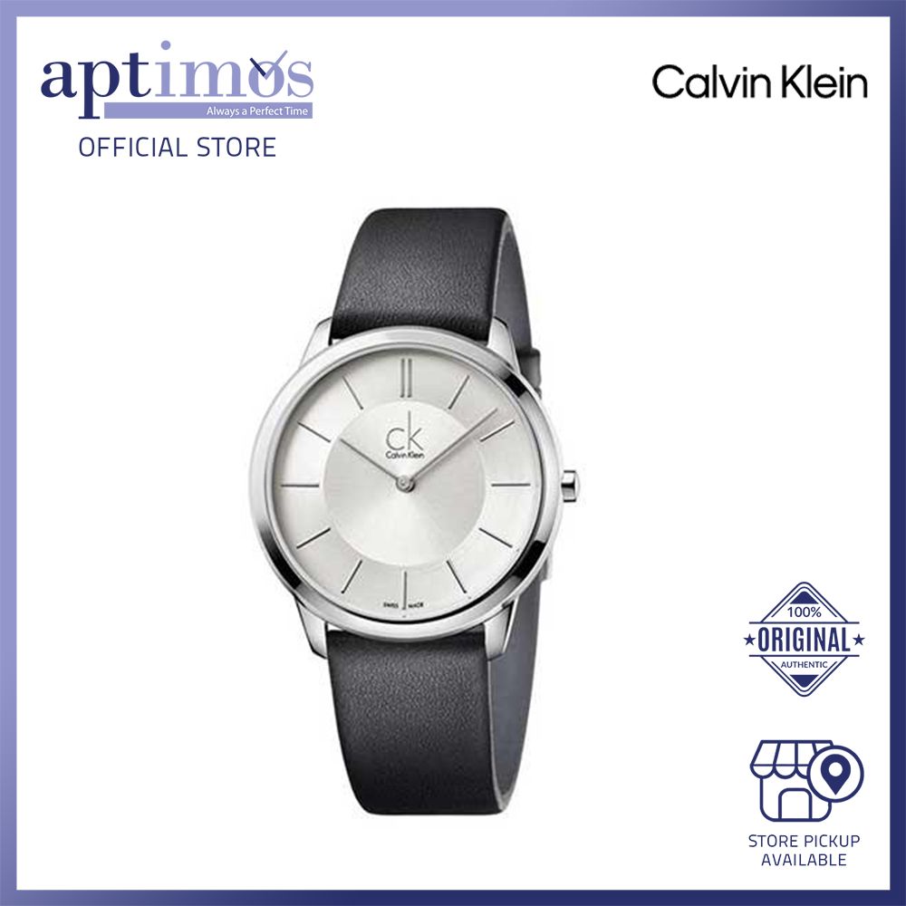 Calvin Klein Minimal K3M211C6 メンズ 腕時計 箱付 Aptimos] Calvin Klein K3M211C6 Men\u0027s Watch (Black) | Lazada Singapore
