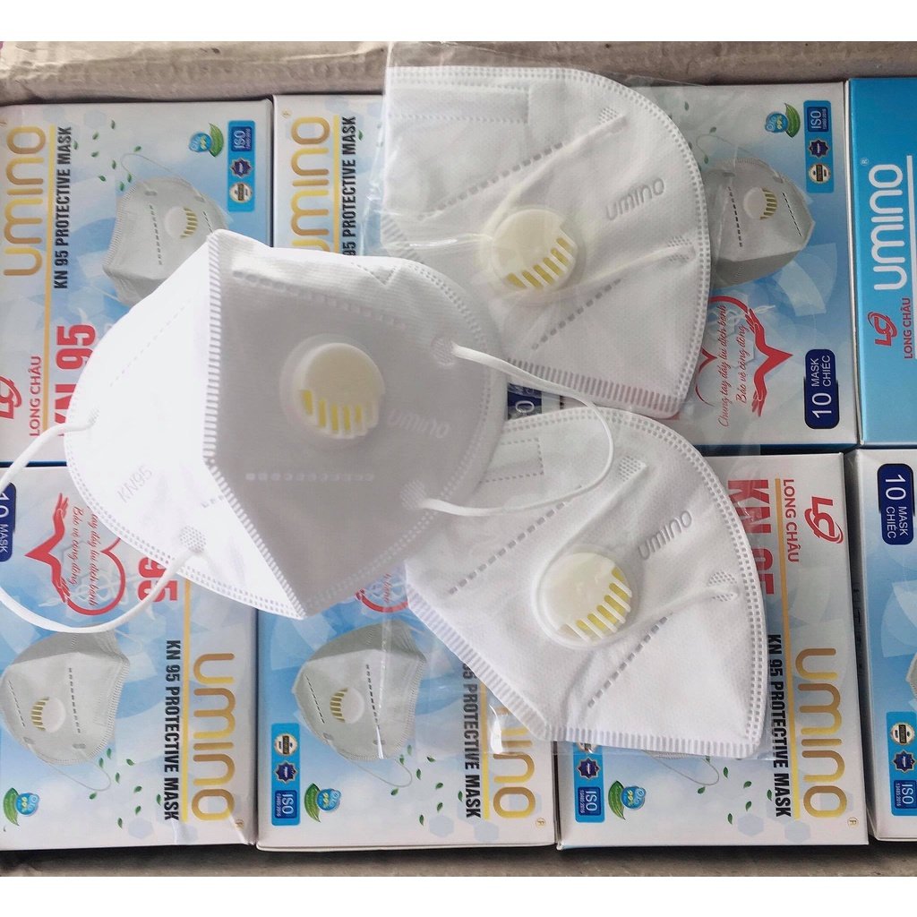 Combo 30c khẩu trang UMINO có van thở