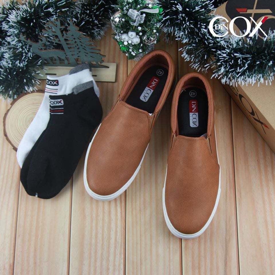 Giày lười nam Dincox C38 tan