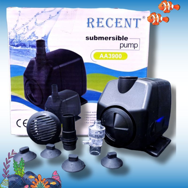 RECENT AA 3900 Pompa kolam aquarium SUBMERSIBLE PUMP