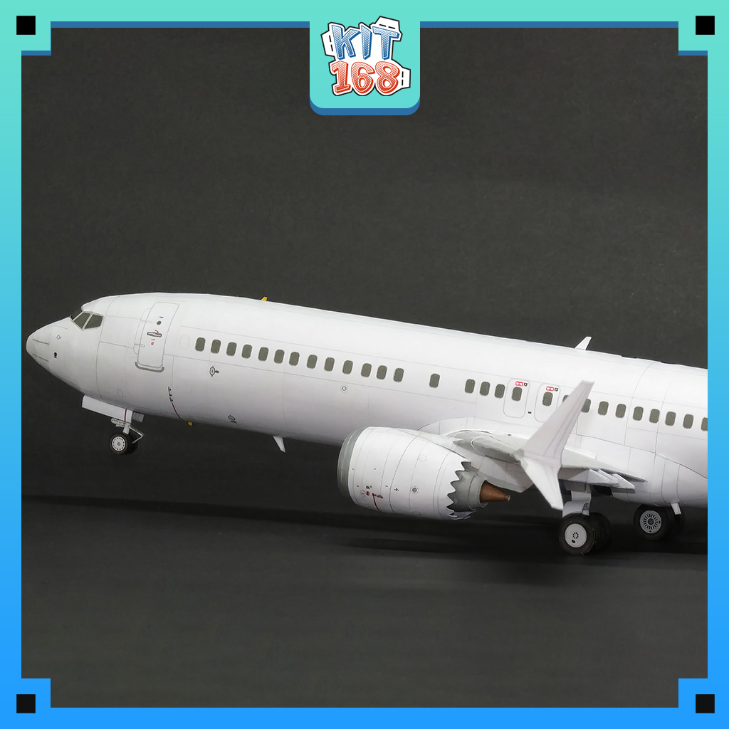 Mô hình giấy Máy bay Boeing 737 MAX