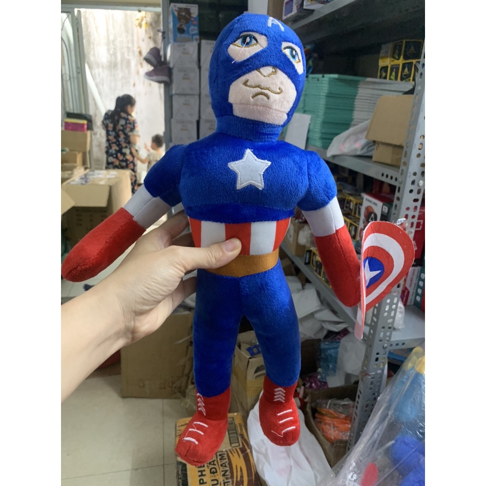 Gấu bông hình siêu nhân size 45-50cm cho bé trai, bé gái