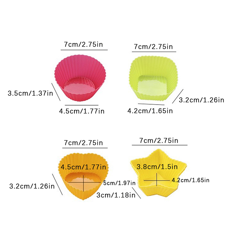 4 Pcs Silicone Lunch Box Dividers, Bento Bundle Lunch Box Dividers For Kids Lunch Accessories Queena. 