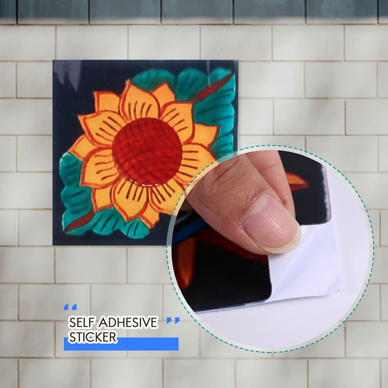24PCS Self Adhesive Mosaic Brick Tile 3D Sticker Kitchen Bathroom Wall Stickers