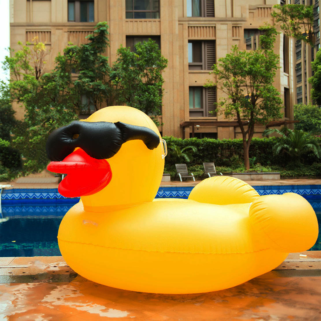 Giant Duck Floatie Large Beach Pool Duckie Inflatable Lazada