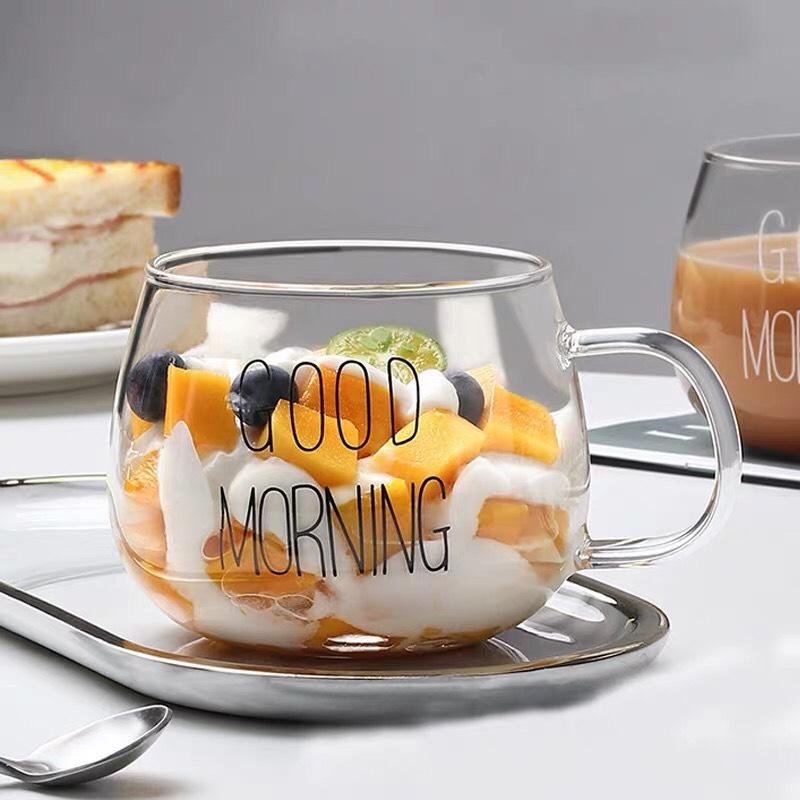 Cốc Ly Good Morning Thủy Tinh