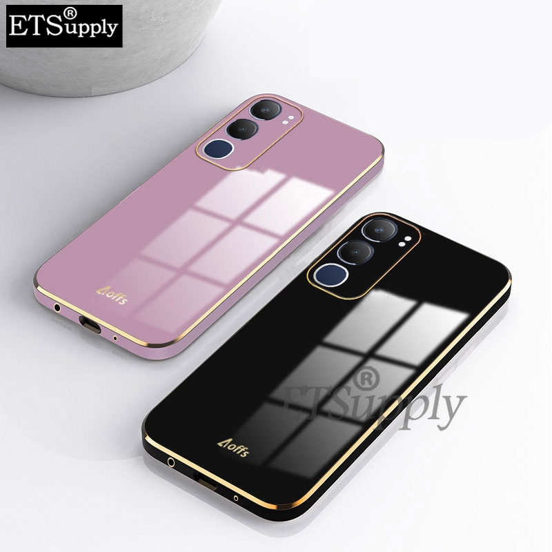 Phone%20case%20Vivo%20Y19S%20Soft%20Transparent%20Plating%20Antioxidant%20Clear%20Back%20Cover%20Vivo%20Y19S%20Case%20-%20Image%202