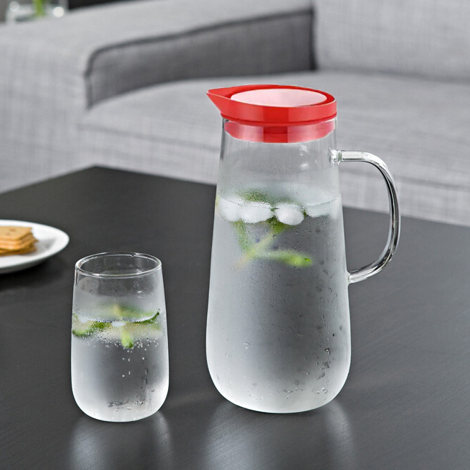 Bình thủy tinh Samadoyo S068B (Đỏ) 1250ml