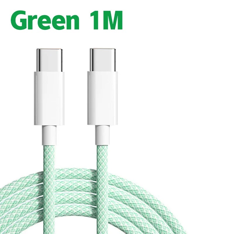 The New 2023 Data Cable Braided Pattern Fast Charging Cable For iPhone 15 Pro Max Samsung HUAWEI PD Data Cable type-c-type-c 60W Fast Charging Data Cable
