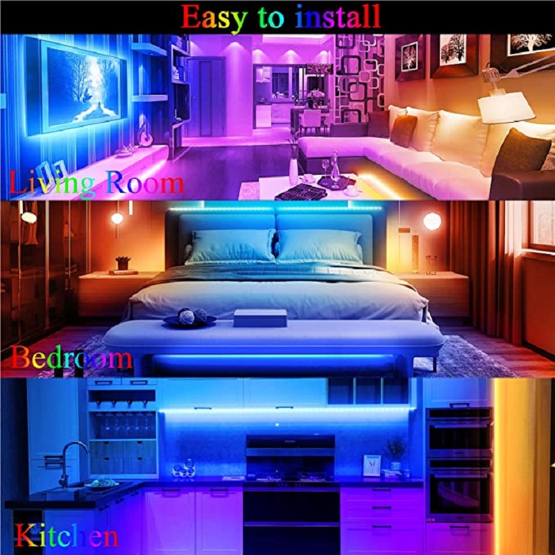 Led Strip Rgb Neon Dc5v Usb Room Decor Smd5050 Tape For Screen Tv ...