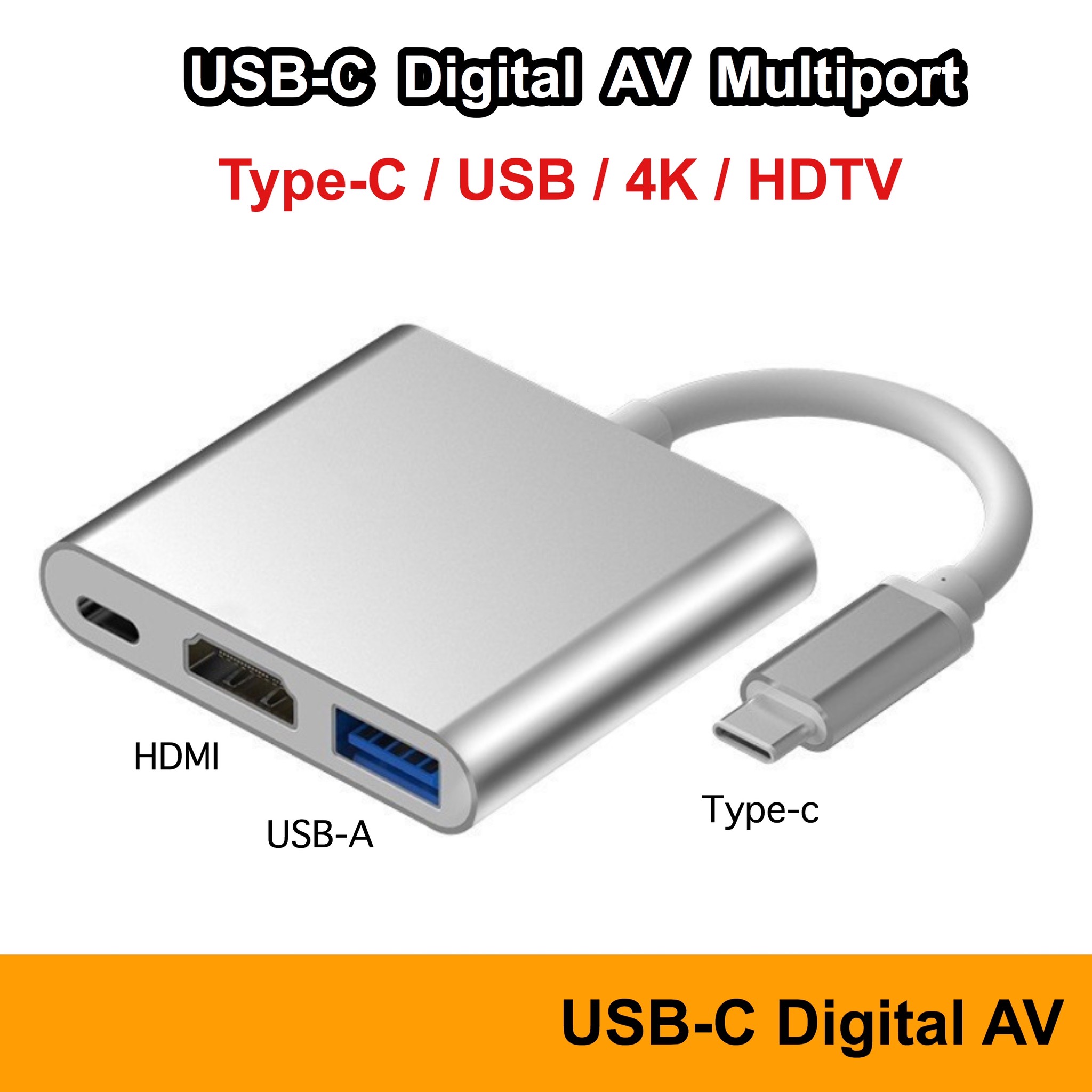 Lightning Cable Type C To Usb Connector Apple Hdmi Adapter Digital