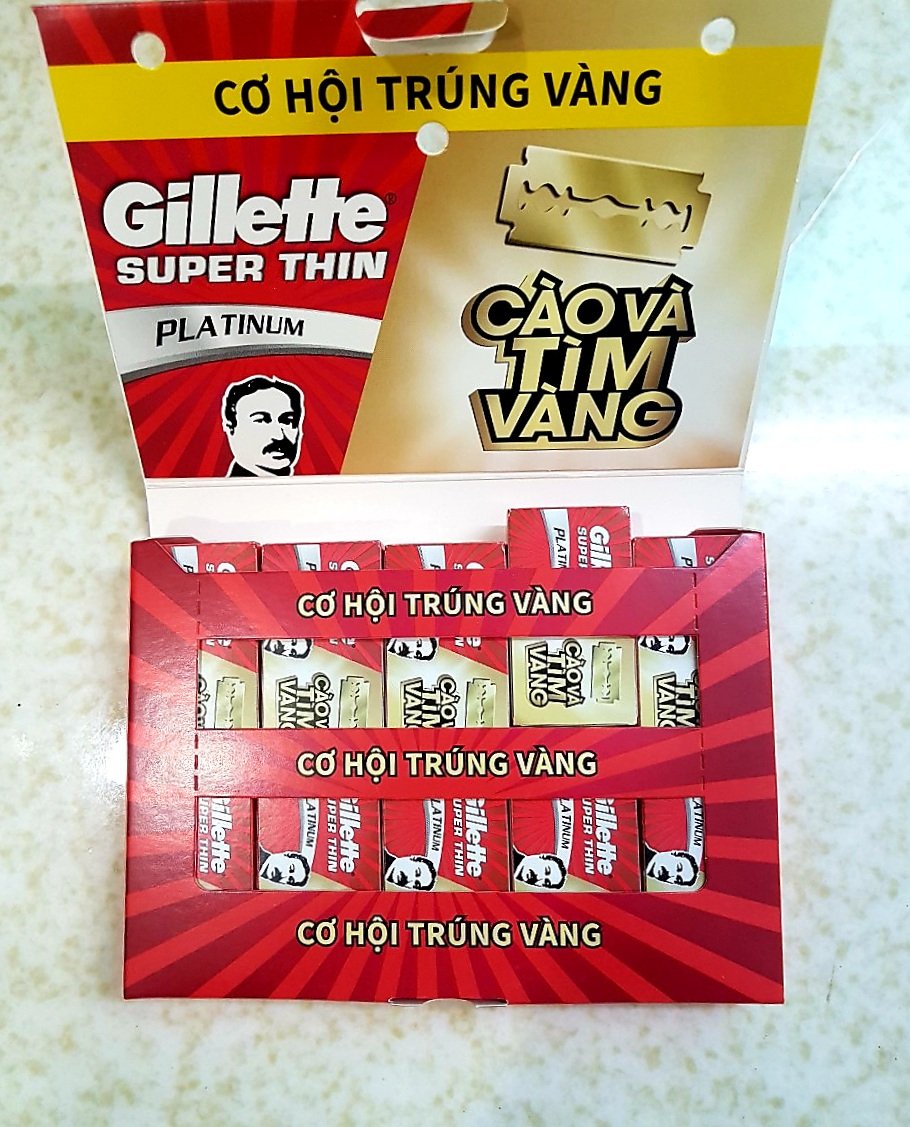 Lốc 10 Hộp Lưỡi Lam Gillette Super Thin