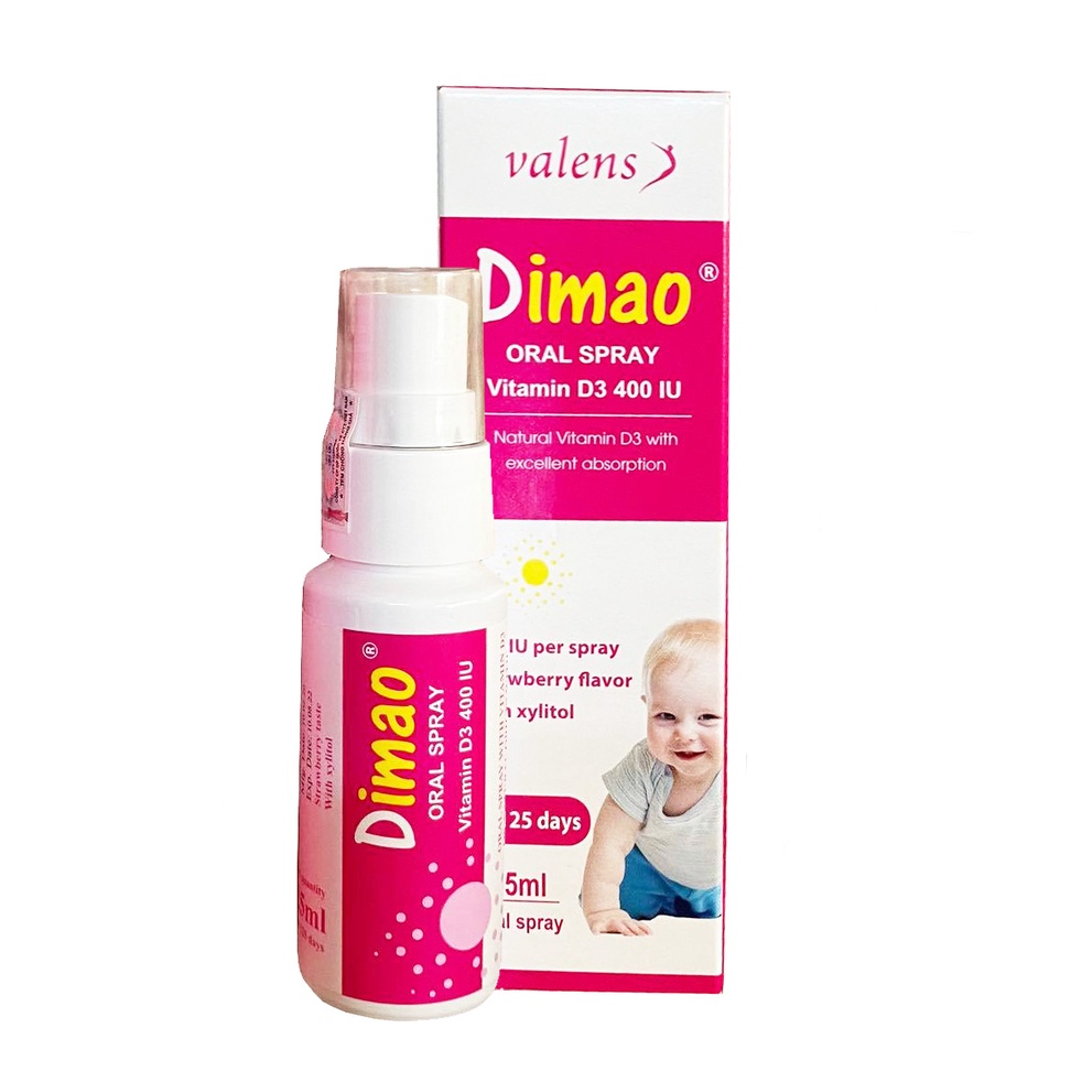 Dimao Vitamin D3 dạng xịt cho bé
