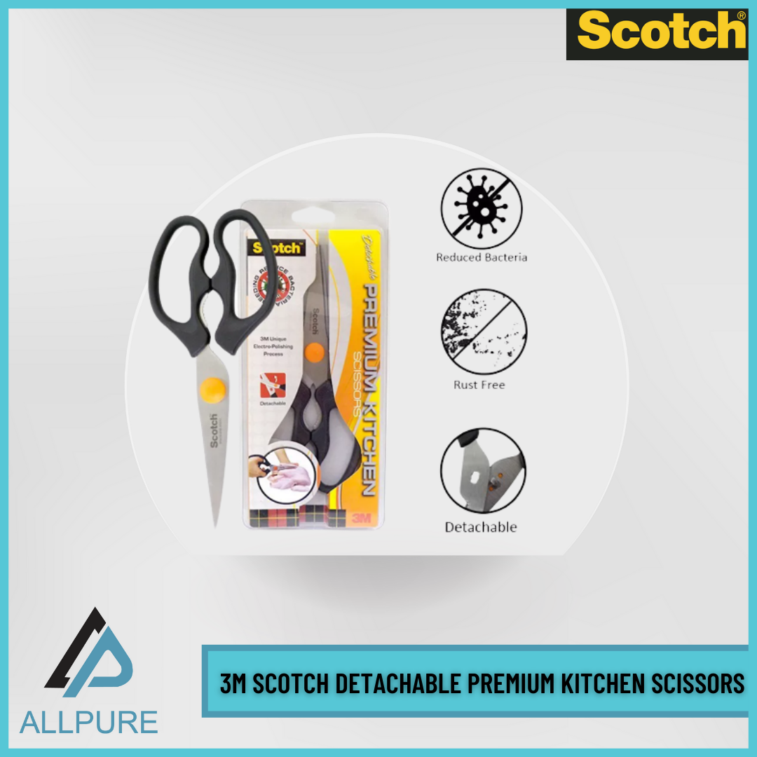 3M SCOTCH DETACHABLE PREMIUM KITCHEN SCISSORS Lazada