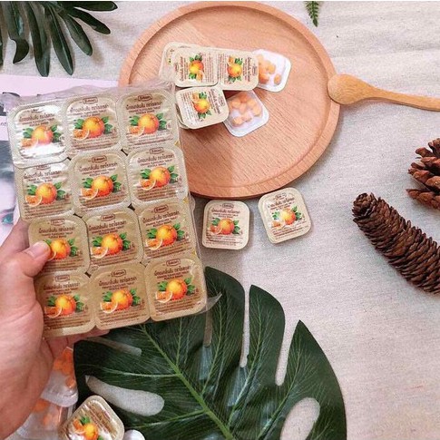[Lốc 24 vĩ] Kẹo Vitamin C Cam Thái Lan