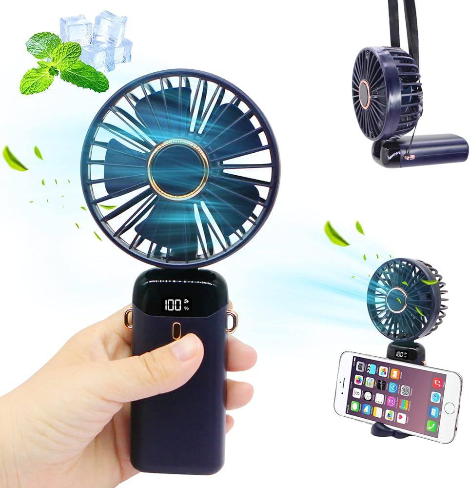 ✅ Rechargeable Mini Fan – Stylish & Portable | MNK SHOP.