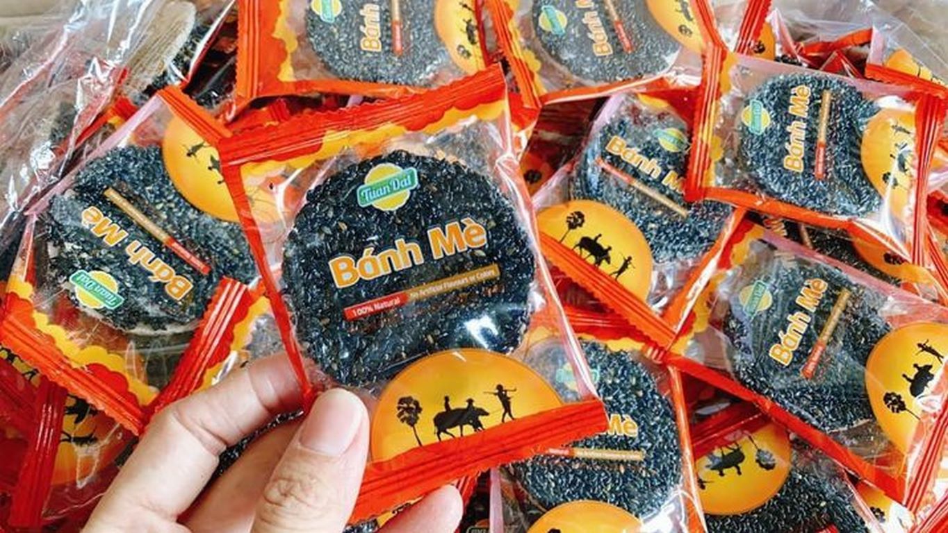 Bánh mè đen tuấn đạt - ngon mê ly - 250g