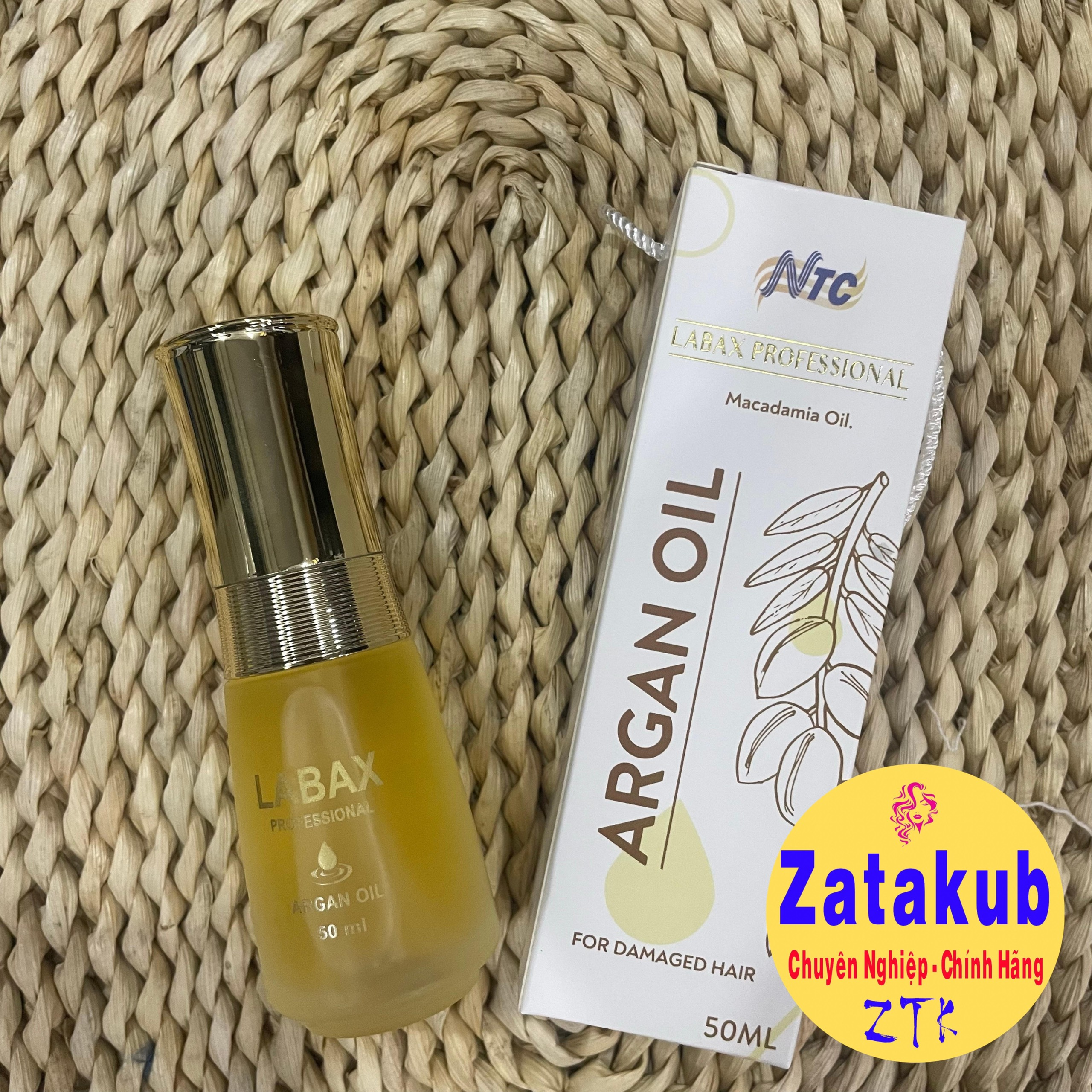 Tinh dầu dưỡng phục hồi tóc hư tổn Labax Argan oil 50ml