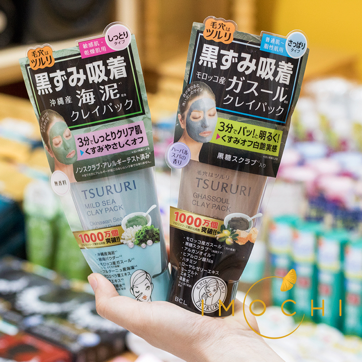 [HCM]Mặt nạ bùn khoángđất sét Tsururi Mild Sea Clay Pack