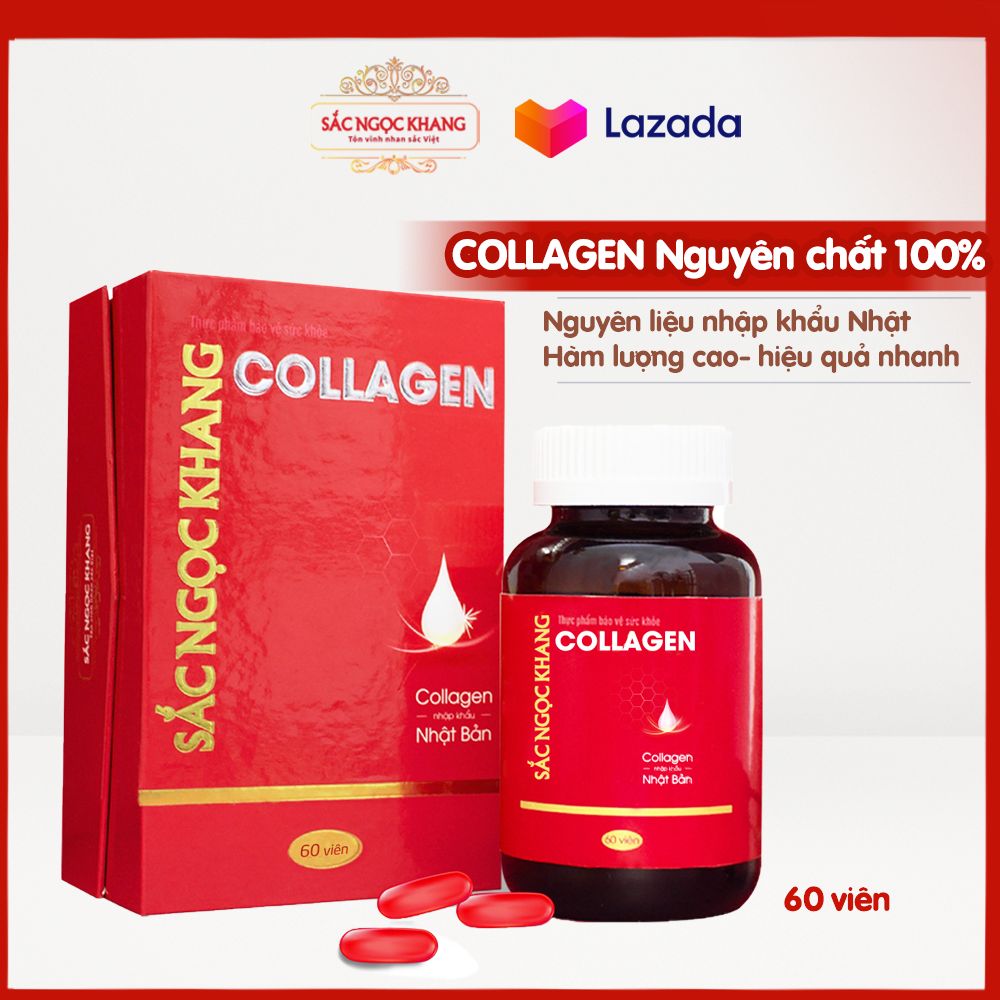 Collagen Sắc Ngọc Khang thế hệ mới 100% collagen nguyên chất nhập khẩu từ thumbnail