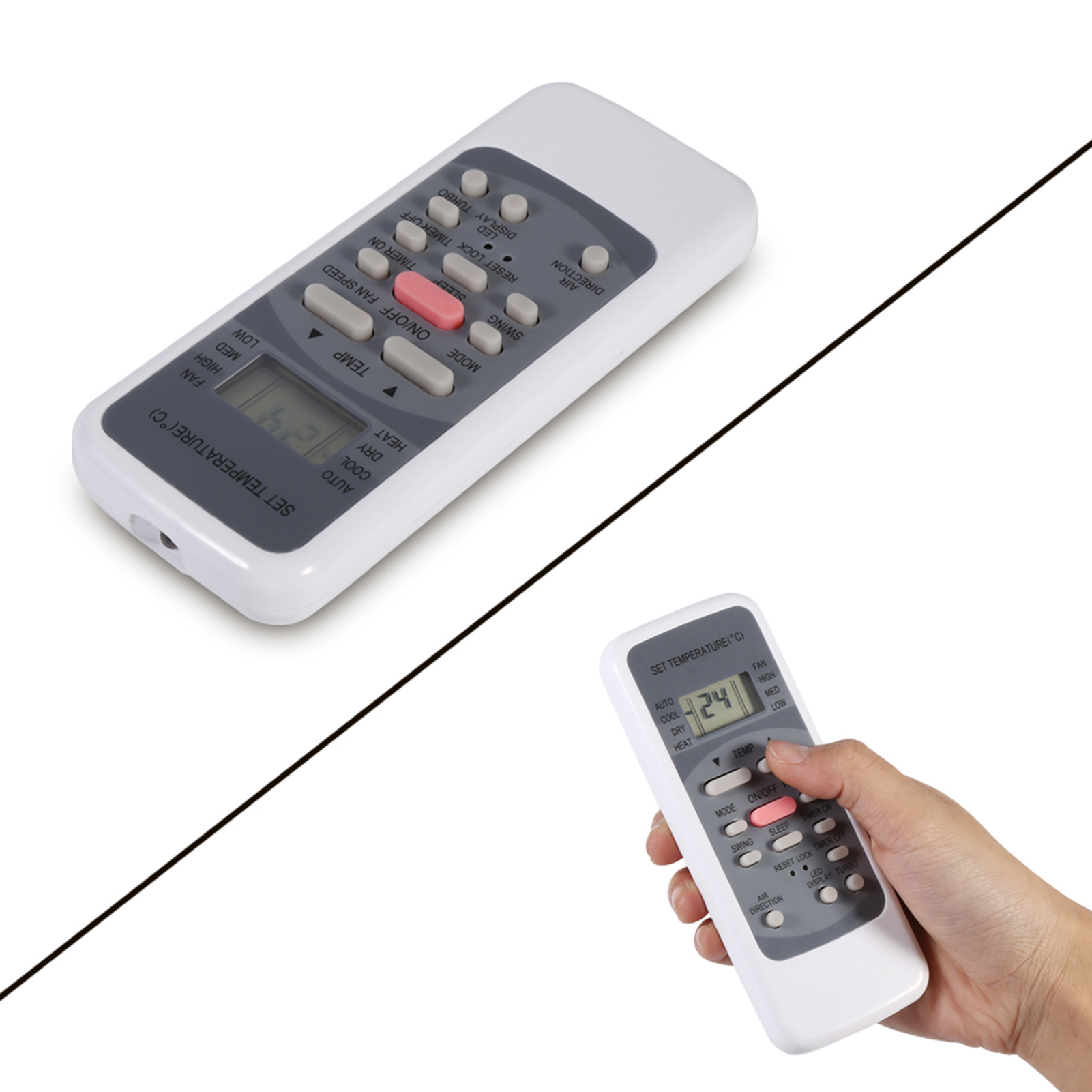 [Newkits] New Fashion Air Conditioner Remote Control Replacement Universal Controller For Midea R51M/E