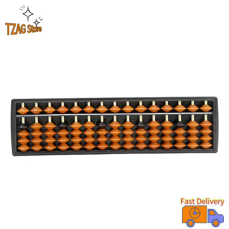 TZAG Kids Abacus 15 Digits Arithmetic Abacus Kids Maths Calculating Tool Teaching Aids Educational Toys For Boys Girls Gifts