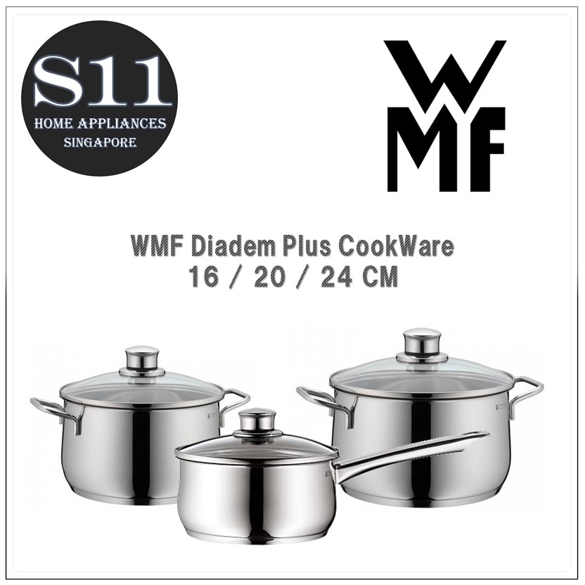 WMF Diadem Cookware Set, Silver, 4-Piece