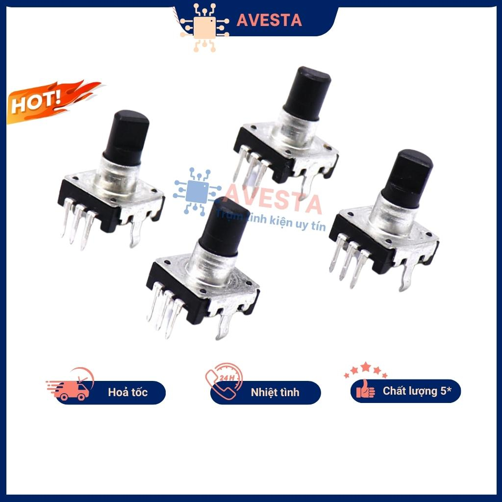 Công tắc volume vô cấp EC12 15mm 3 chân Avesta