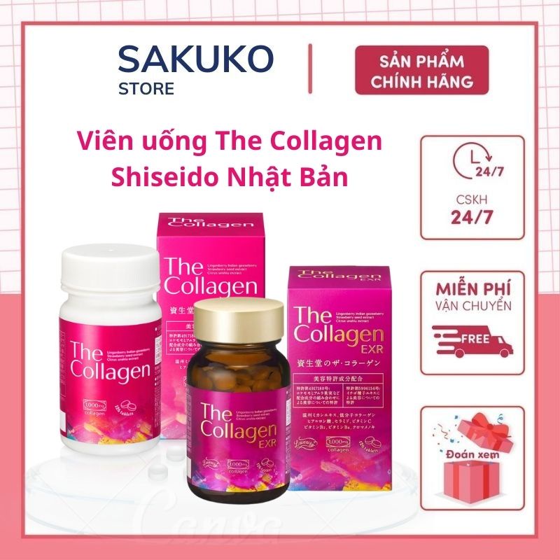 Viên uống The Collagen Shiseido, The Collagen EXR Shiseido 126 Viên Nhật Bản