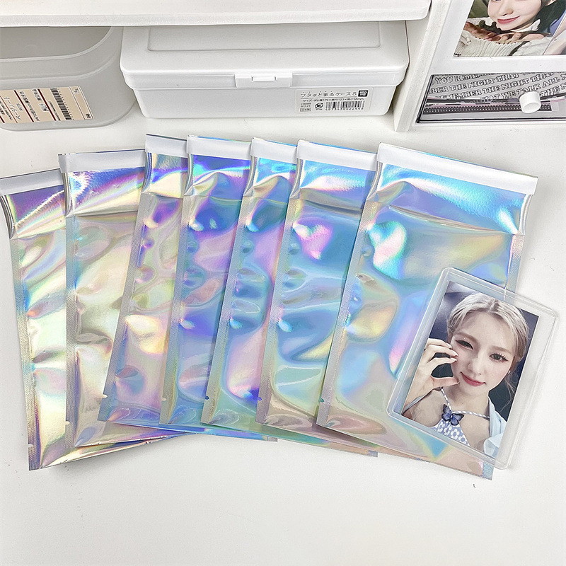 10Pcs%20Holographic%20Rainbow%20Flat%20Foil%20Mailing%20Envelope%20Resealable%20Smell%20Proof%20Bags%20Self%20Adhesive%20Bags%20for%20Courier%20Storage%20Gift%20Package%20TAOPA%20-%20Image%206
