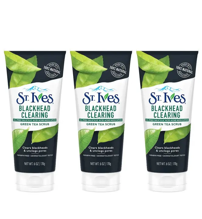 Bundle Of 3 St Ives Blackhead Clearing Green Tea Scrub 6oz 170g Lazada Singapore